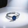 Fashion jewelry imitation natural emerald ring niche light luxury simple green zircon ring