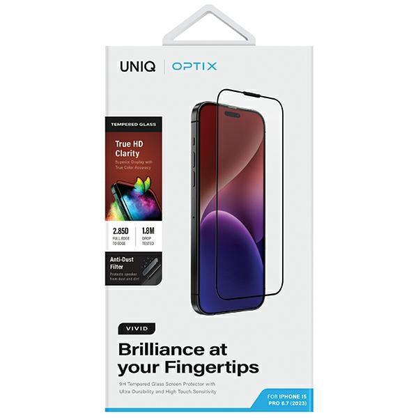 Uniq Optix Vivid Iphone 15 Pro Max 6.7Clear Szkło Hartowane Z Aplikatorem