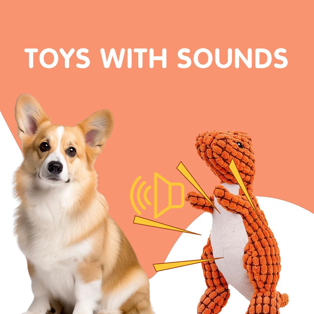 Jucării pentru căței Jucării de pluș pentru câini Corduroy pentru câini mici și mijlocii Jucărie scârțâitoare pentru câini animale Rezistentă la mușcături Jucărie de mestecat Curățare dinți molari