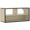 VidaXL TV Cabinet Sonoma Oak 80x31x39.5 Cm Engineered Wood and Metal, TV Stand, Media Cabinet, TV Console, HiFi Furniture, 848925