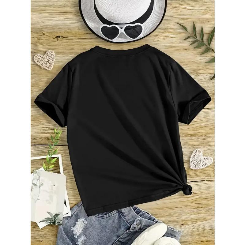 European sizes Floorball Boys' T-shirts Boys' Creative T-shirts, Casual, Lightweight and Comfortable Short-sleeved Tops, Summer Children's Clothing