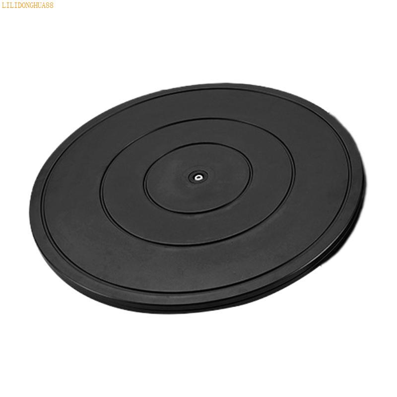 K1AE 360 Degree Rotating Craft Turntable Base for Sculpting Pottery Modeling and Photography PP Material Steel Ball Structure
