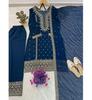 Traje Salwar de Georgette Sintético de Diseñador Indio para Fiesta Conjunto Salwar Kameez Bollywood para Mujer