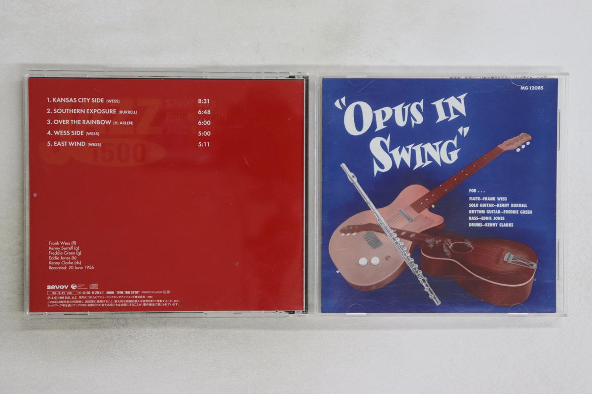 

CD FRANK WESS Opus In Swing COCB53417 SAVOY JAZZ 2005 Japan Jazz Used