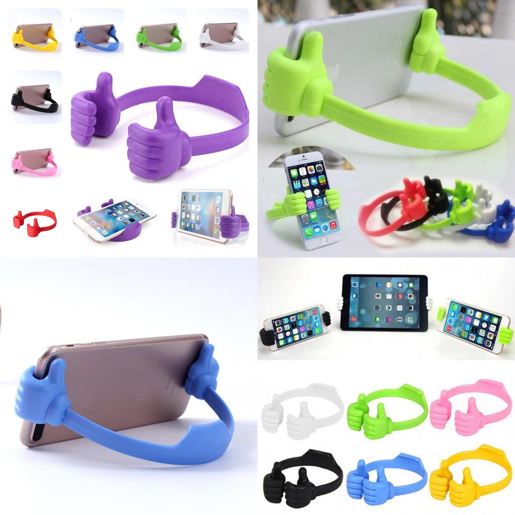 Universal Thumb Smartphone Stand Colorful Adjustable Holder For Tablets And Phones