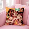 anime fantasy JJibaku SShounen HHanako Cushion Cover Pillow Case Soft Friendly Fabric  Concealed Zipper