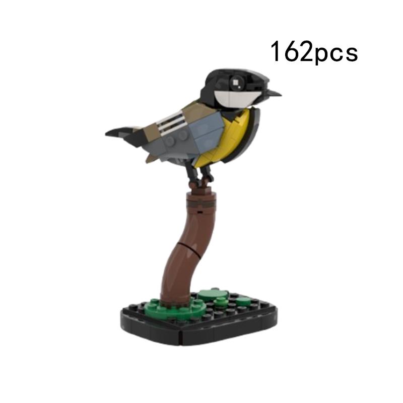 Spot MOC-183592 Animal Bird Pheasant Kingfisher Diving Robin Small Particle Assembling Building Block Model Toy Gift