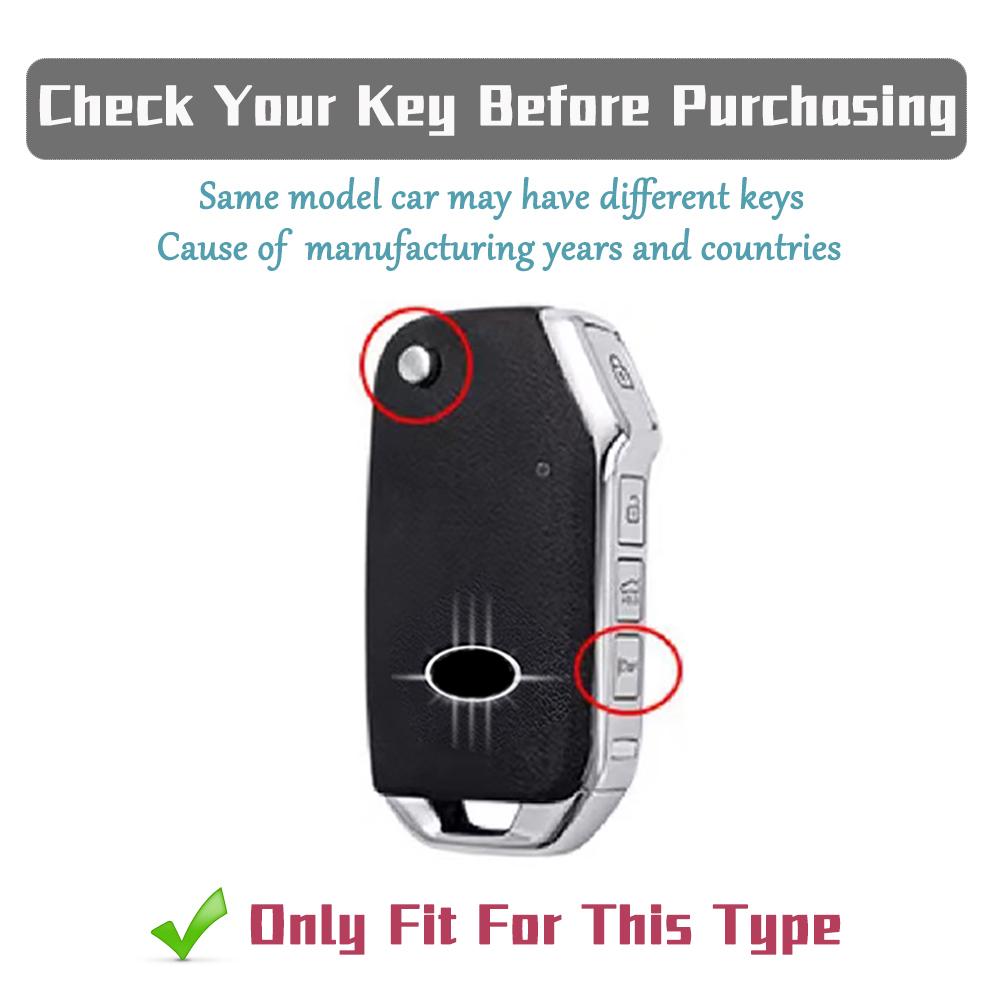 4 Buttons TPU Flip Key Case Cover for KIA Sportage R Stinger GT Sorento Ceed Cerato Forte -Full Protection Key Fob Accessories