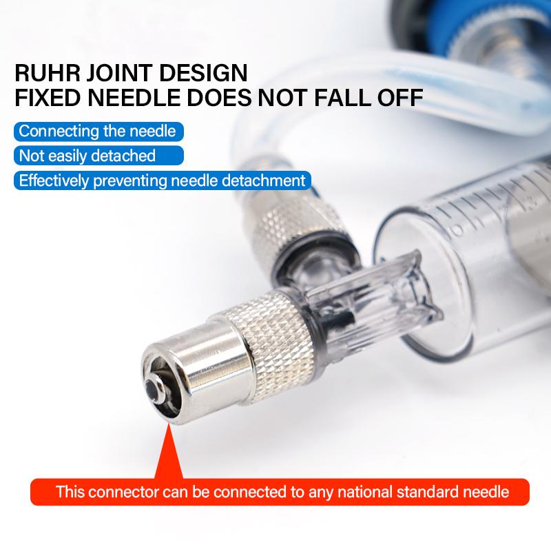 2ml/6ml Animal Automatic Syringe Vaccine Injector Veterinary Adjustable Continuous Vaccine Injection For Poultry Pig Cow Sheep