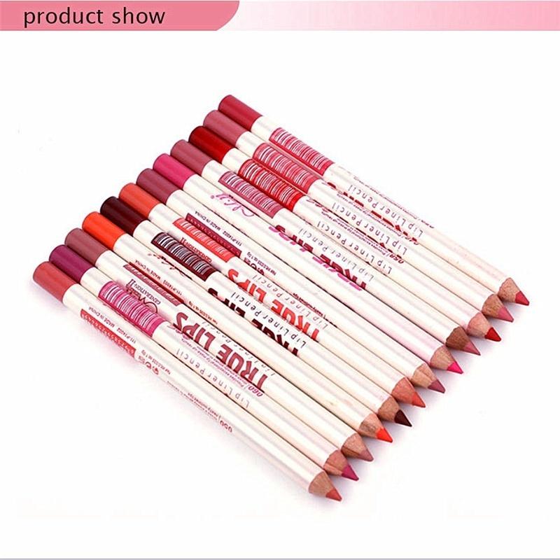 6pcs Cosmetic Professional Wood Lipliner Waterproof Lady Charming Lip Liner Soft Pencil Makeup Buy At A Low Prices On Joom E Commerce Platform