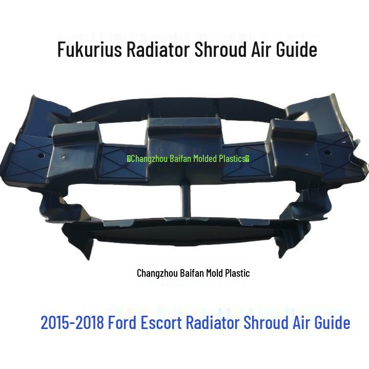 

Fits 2015-2018 Ford Escort: Front Bumper Air Intake Cover, Grille Air Collector, Radiator Cap Trim. 15-18 Ford Escort Intake Air Collector чорний