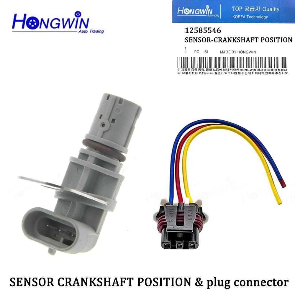 Genuine No.:12585546 213-3520 LS2 LS3 LS7 L76 Crankshaft Position Sensor Plug For Camaro Corvette Chevrolet Cadillac GMC Isuzu