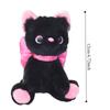 PP Cotton Bow Cat Plush Keychain Soft Stuffed Doll Keychain Kitty Keyring Doll  Backpack Decor