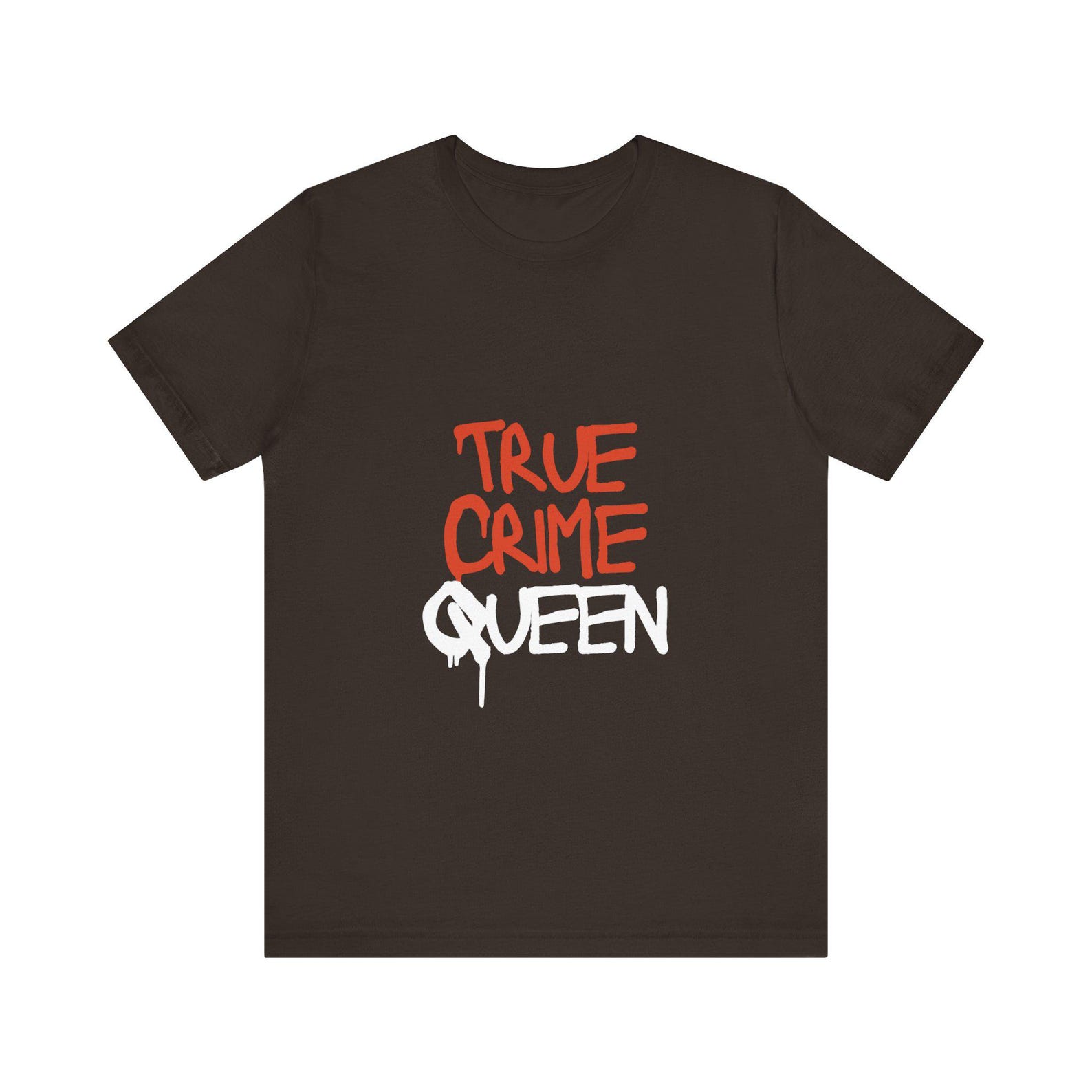 True Crime Queen - Woman s Jersey Short Sleeve Tee S