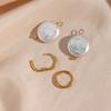 2022 Spring Summer Must Have Single Item Natural Freshwater Pearl Pendant Earring Round Baroque Pearl Jewelry For Ladies