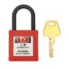 Safety Padlocks Dustproof Insulating Industrial Steel Beam Safety Lockout Padlock with 1 Key for Industry