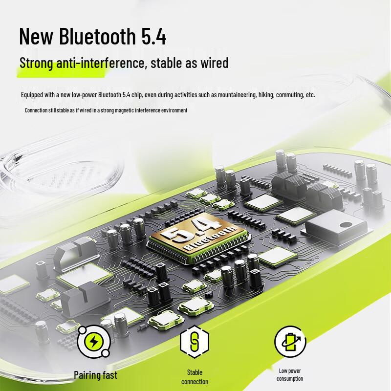 Langsdom AirFit TS15 Open-Ear Bone Conduction Bluetooth Sports Headphones