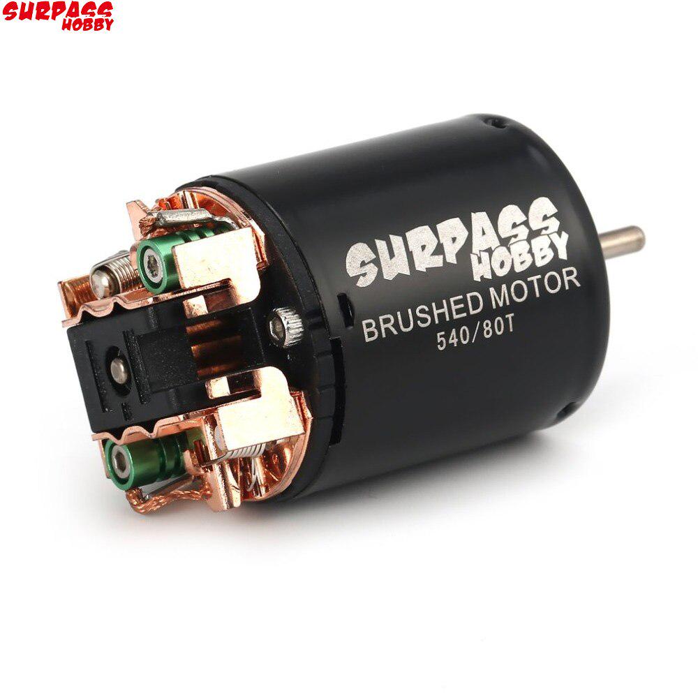 Buy Surpass 540 13T17T21T 23T 27T 35T 45T 55T 80T Brushed Motor for RC ...