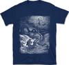 T-shirt La Destruction de Léviathan | Gustave Doré 1865 T-shirt d'Art Biblique | T-shirt Graphique Vintage Monstre Marin Mythologique