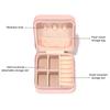 Jewelry Box Jewelries Storage Case PU Leather Organizer for Necklace Earring Rings Bracelet Ear