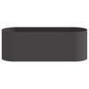 Raised Garden Bed Black 120 X 40 X 40 Cm Steel