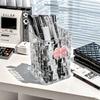 1pc Desktop Pen Holder,  Clear Acrylic Desktop Organizer - Pen Holder And Storage Box Daily Necessities For Offices And Dormitories