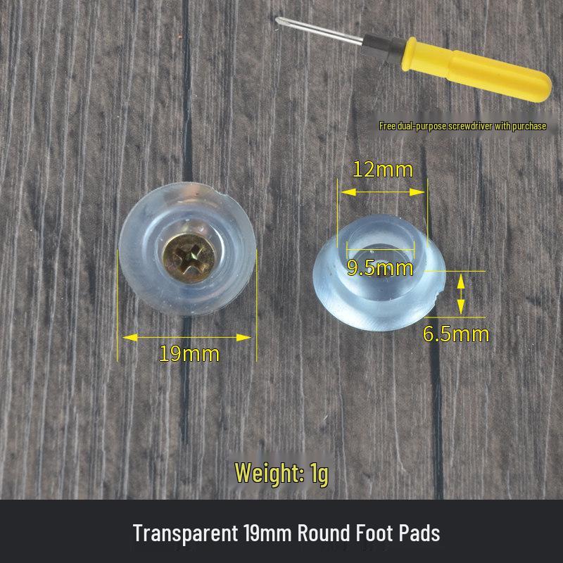 Anti-Slip Transparent Rubber Furniture Pads for Tables – Wear-Resistant and Protective