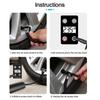 Small Wireless Air Pump Air Compressor for Bicycle Car Tire Inflator Portable Rechargeable Outdoor 150PSI Motorcycle Electric Vehicle Air Pump