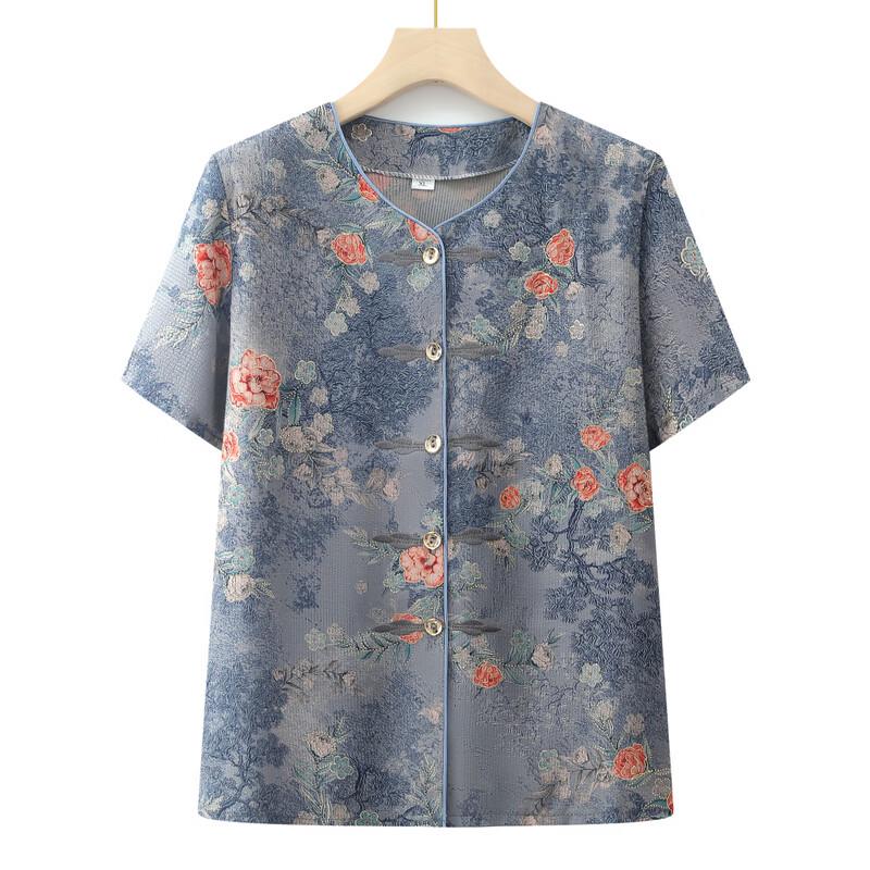 Elderly Women's Summer Short Sleeve Apparel