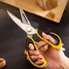 Deli Multifunction Industry Strong Scissors Household Hand Tools Tailor Scissors for Cutting Leather/Fabric/Paper/Fishing Net