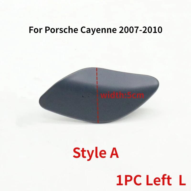 For Porsche Cayenne 9PA 2007-2010 Front Bumper Headlight Washer Nozzle Cover Headlamp Water Sprayer Jet Cap Style A Left L