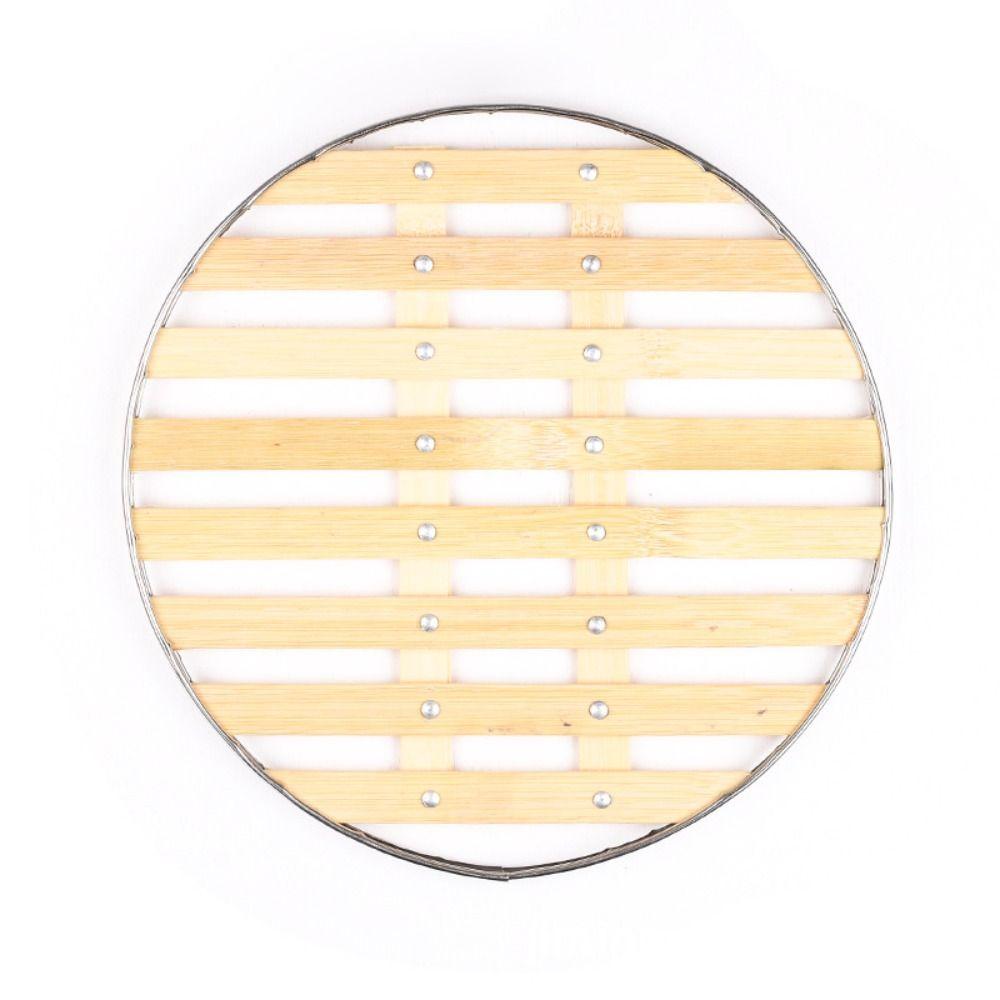 

Waterproof Steaming Tray Bamboo Grate Steaming Rack Steamer Basket Cooking 28cm