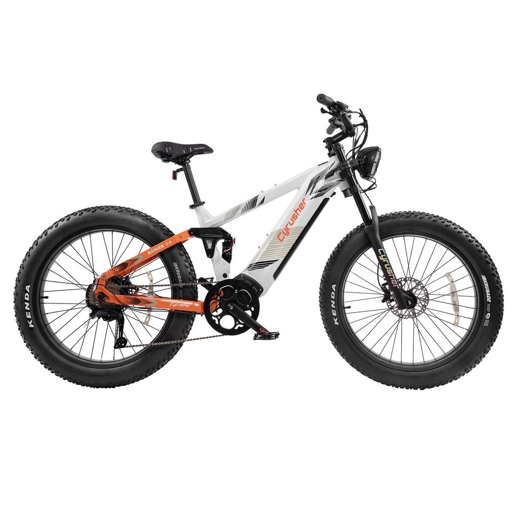 Cyrusher Ranger 2.0 City Elektrické kolo pro dospělé 1500W Motor Pánské E-Horské elektrokolo 52V20AH Baterie 26 Palcové Tlusté Pneumatiky dámské Elektrické Kolo