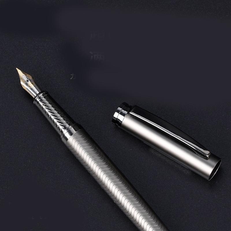 Refillable Metal Executive Pen 0.5mm Medium Point Fountain Pen Great For Office Business Writing And Document Signing