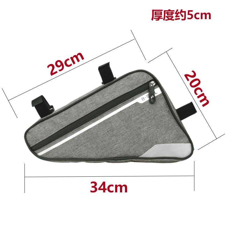 Bike Triangle Frame Bag, Waterproof Bicycle Front Tube Storage Pouch, Cycling MTB Road Bike Outdoor Frame Holder Accessories
