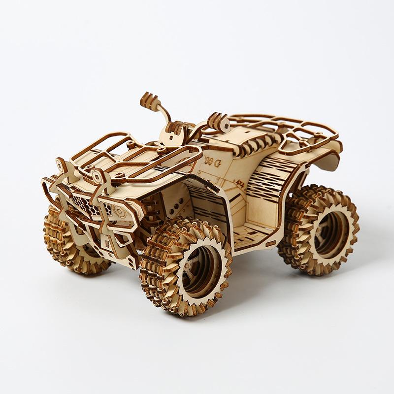 Cross-border New ATV 3D Three-dimensional Puzzle Children's Creative Puzzle Toys DIY Desktop Ornaments