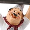 Restaurant Resin Cute Chef Figurine Miniature Statue Ornaments Welcome Board Table Decor