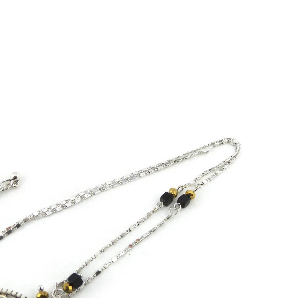 Les Trésors De Lily [M4195] - Gray 'Altai' Designer Necklace