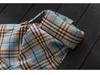 2024 Plus Size Women's Plaid Shirt: Spring Summer Korean-Style Temperament, Loose Cotton Linen Thin Jacket, Hong Kong Style