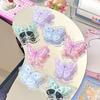 Gradient Butterfly Acrylic Paper Clip Y2k Cartoon Memo Clip Cute PP Clip  Desk Organizer
