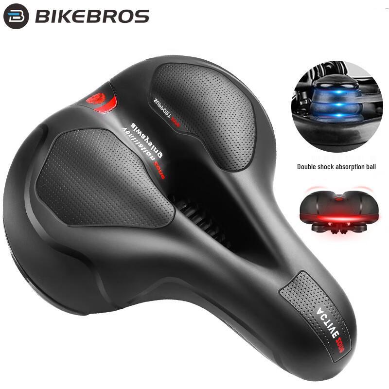 BIKEBROS Padded Silicone Bicycle Seat Cover & Cushion