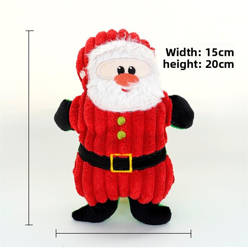 

Рождественская собака-питомец, Плюшевый кот, Звучащий, Жующийся, Прорезывание зубов, Скучные игрушки для собак и кошек No hula hoop