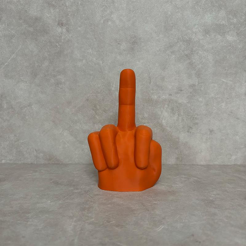 Plastikowa ozdoba na środkowy palec Wystrój domu Nowoczesne rzemiosło artystyczne Dekoracja biurka Kreatywny prezent