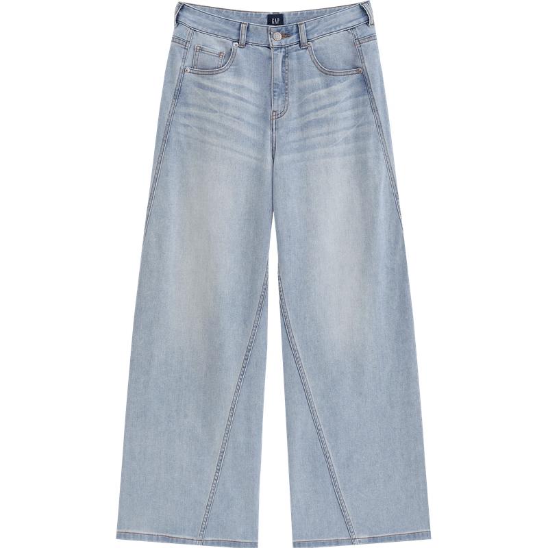 GAP Women s 2026 Summer Washed Classic Wide-Leg Loose Jeans 892754 30