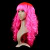 Dress Up Carnival Long Wig Funny Lady Colored Wig Cosplay Party Curly Hair  Birthday Party