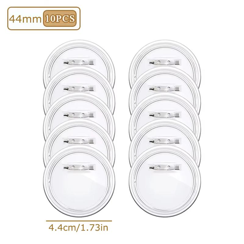 10 ШТ./УПАК. Зберігання Аніме Мерч Пластик Зроби Сам Прозорий Корпоративний Подарунок Значок Pixiv Портативна Колекційна Коробка Захисна Кришка