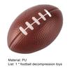 Dekompressionsspielzeug Ovale Form Anti-Stress Kompakter Fußball Squeeze Stressball für Kinder