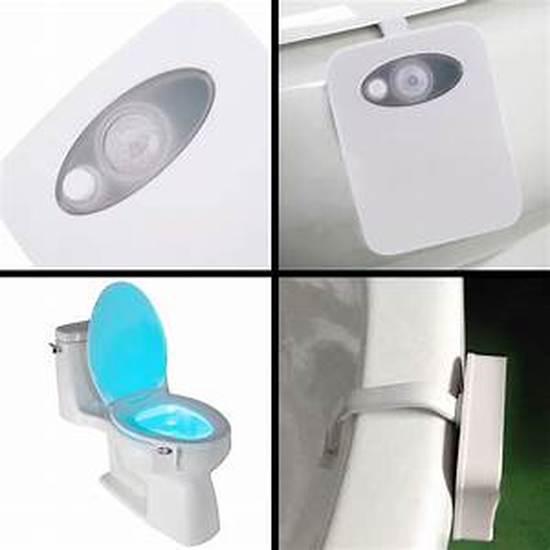 Buy 8 Color Changing LED Human Motion Activated Night Light Sensor