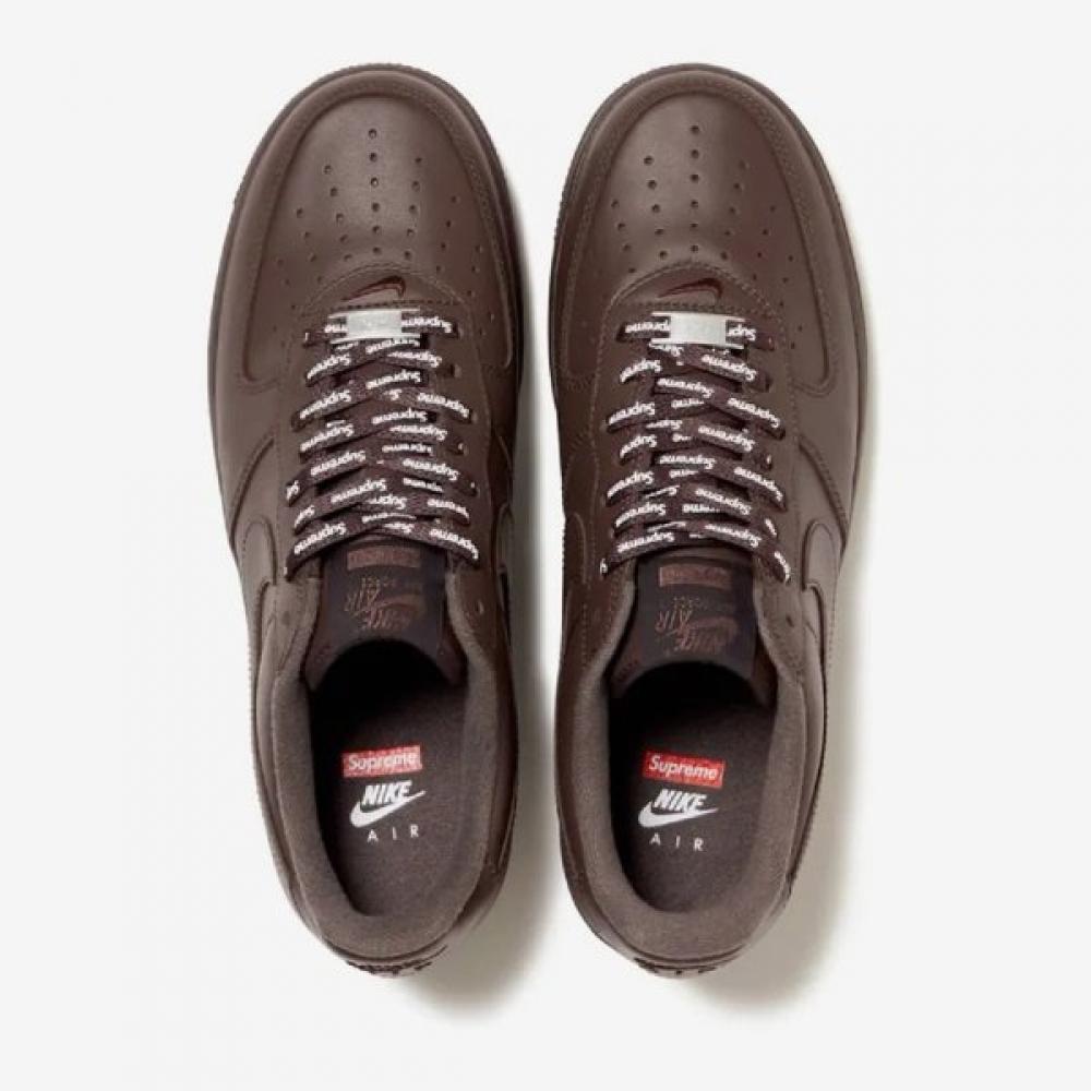 Nike Galleria Nike X Supreme Air Force 1 Low Baroque Brown