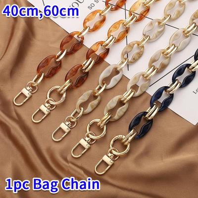 DIY Handbag Chain Acrylic Shoulder Bag Strap For Women Purse Crossbody Bag Handles Resin Chain Belt Bag Part Accessories